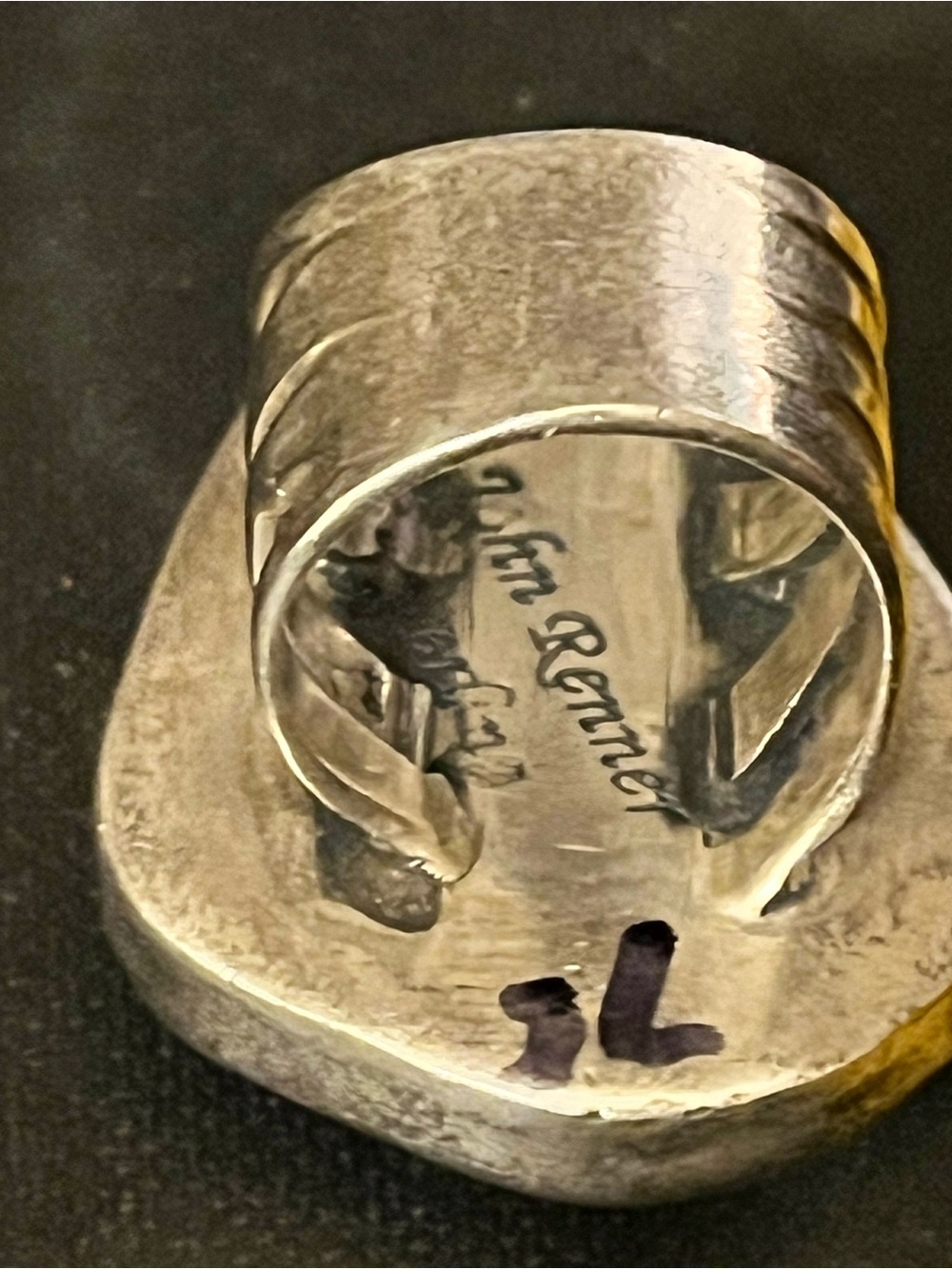 Native American statement Turquoise ring - Picture 3 of 3